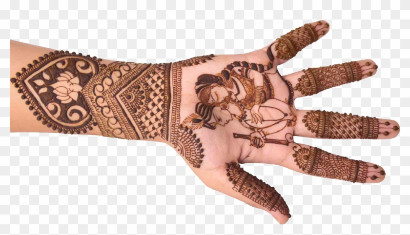 Mehndi Design Krishna Radha Clipart