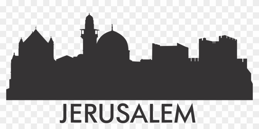 Israel Vector Skyline - Skyline Jerusalem Clipart