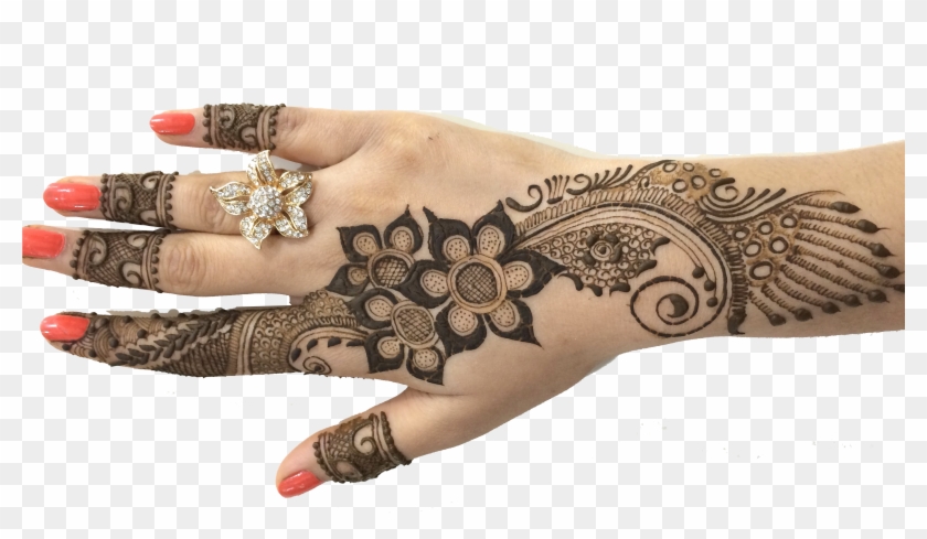 Arabic Dulhan Mehndi Design , Png Download - Eid Mehndi Design For Girls Clipart #3785862