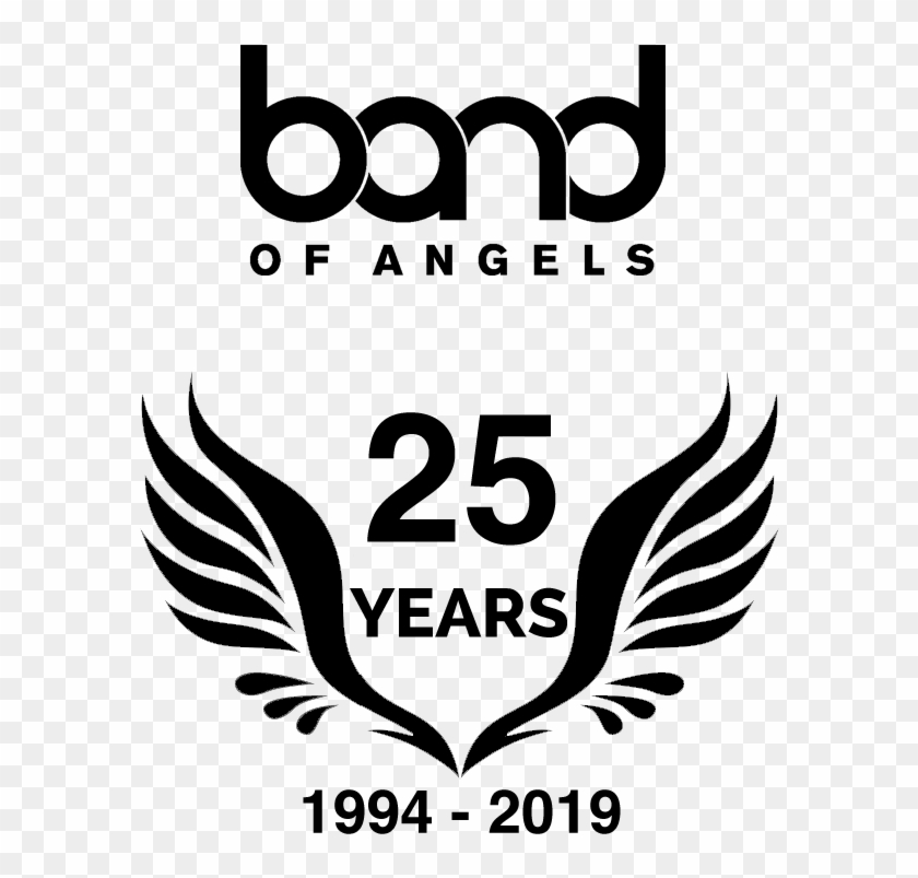 Vest Logo And Wings - Band Of Angels Clipart