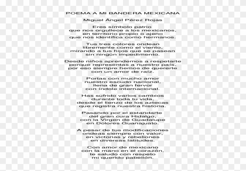 Poema Del Escudo Nacional Mexicano Clipart