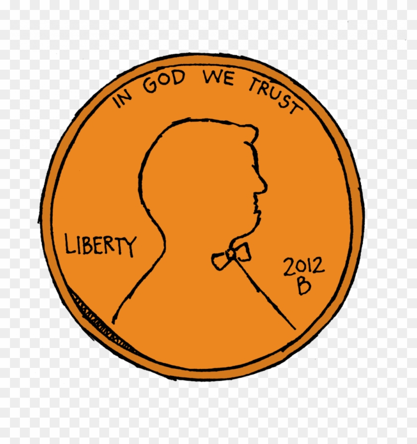 Cookie No Clipartuse - Drawing Of Penny Coin - Png Download #3786137