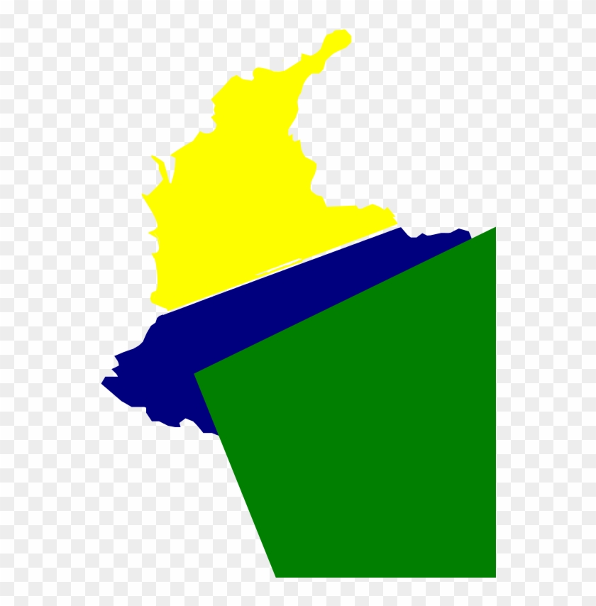 Mapa De Colombia - Graphic Design Clipart