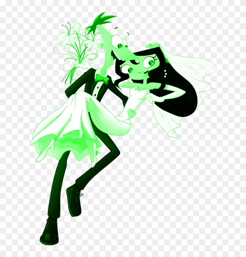 Imágenes Para Photoscape De Matrimonio - Phineas And Isabella Wedding Clipart