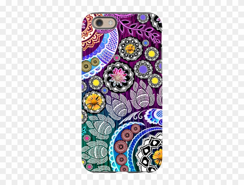 Transparent Floral Iphone 6 Case - Mehndi Flex Clipart