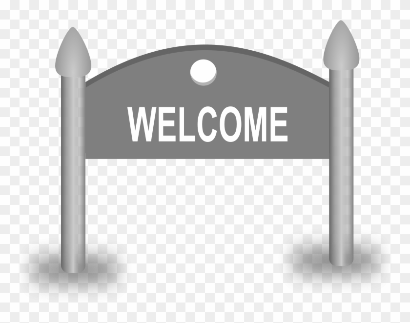 Welcome Sign Clip Art Free Clipart Welcome Sign Board - Welcome Sign Clip Art - Png Download