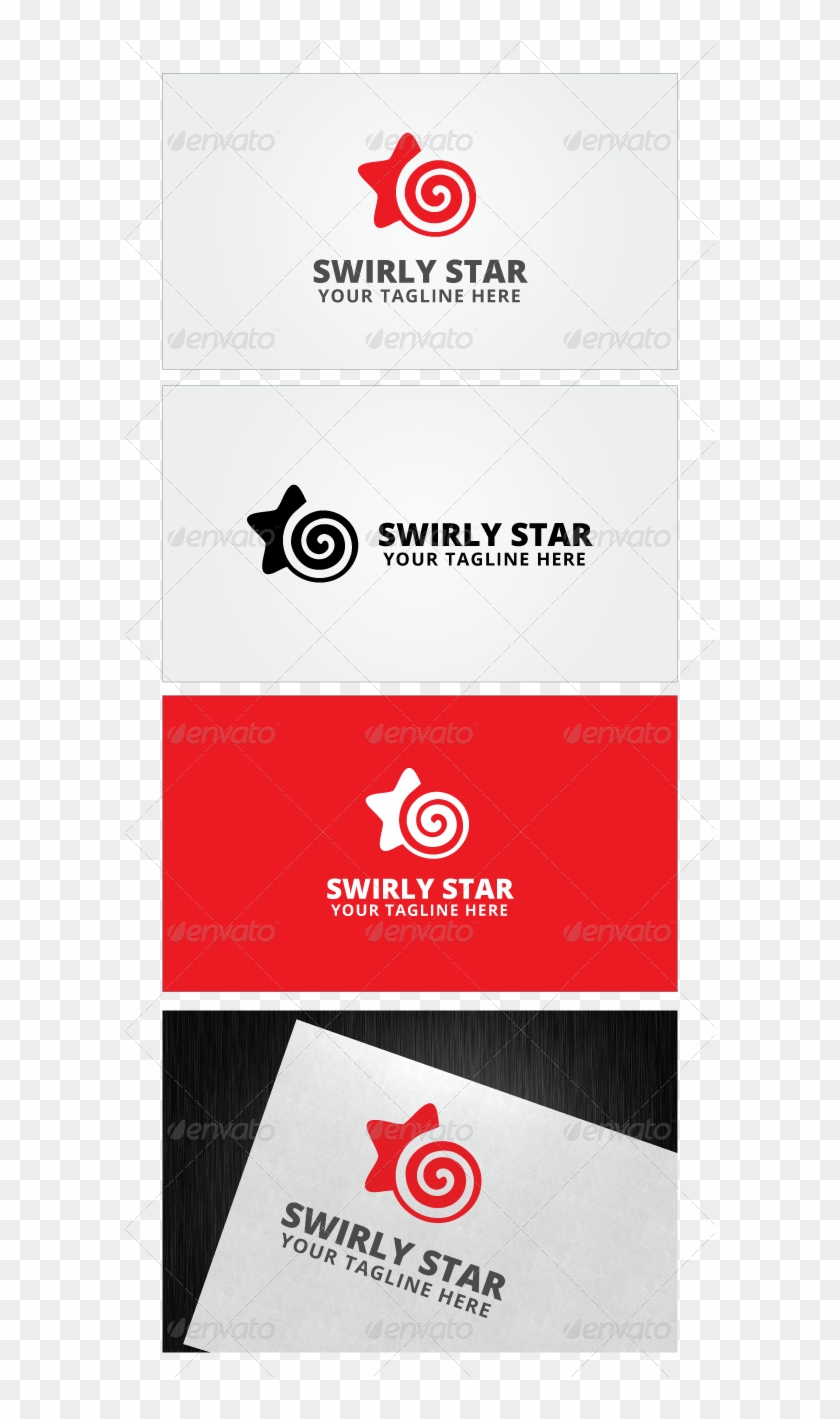 Swirly Star Logo Templatere Sizable Vector Eps And - Logo Template Photoshop Cars Clipart