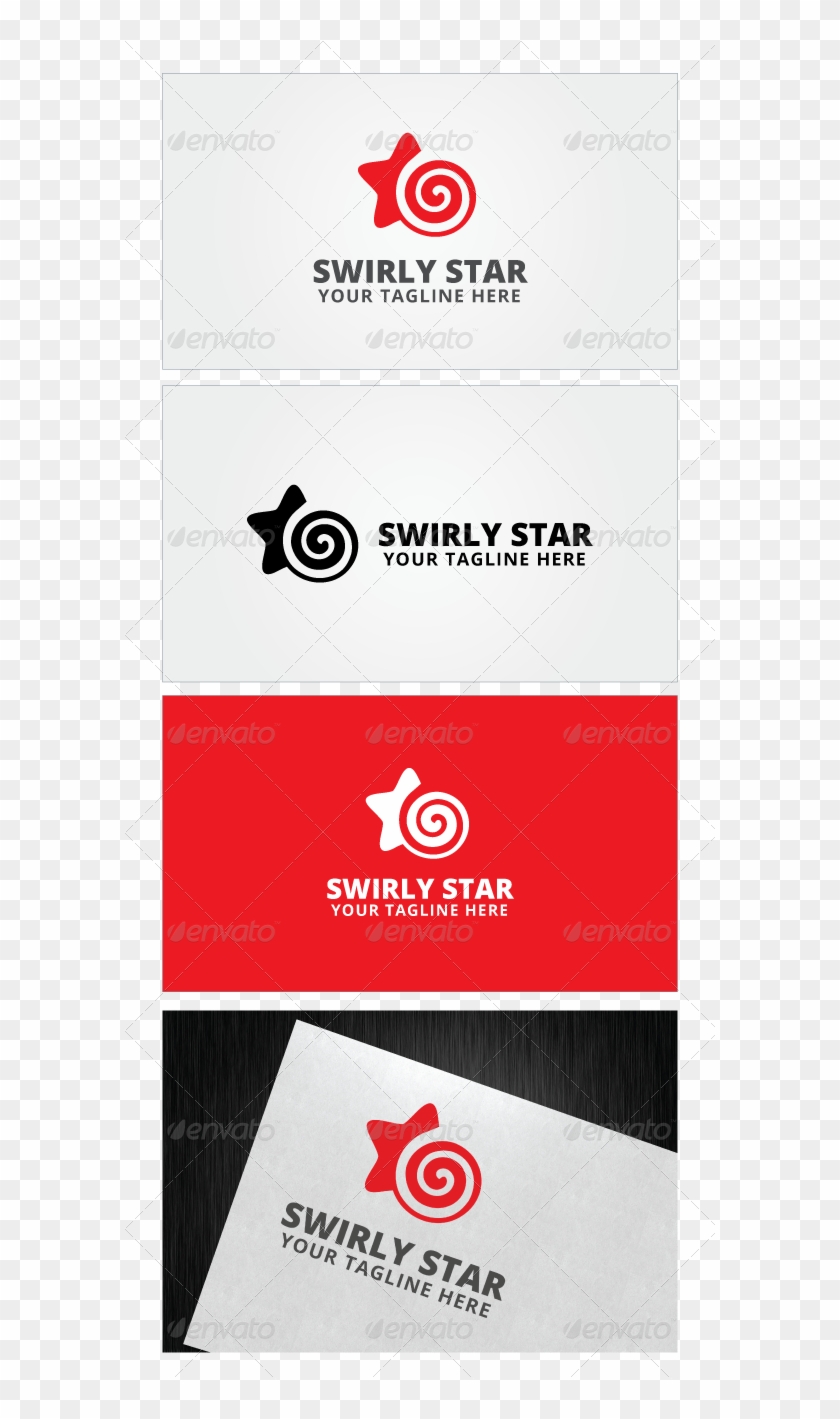 Swirly Star Logo Templatere Sizable Vector Eps And - Logo Template Photoshop Cars Clipart #3786563