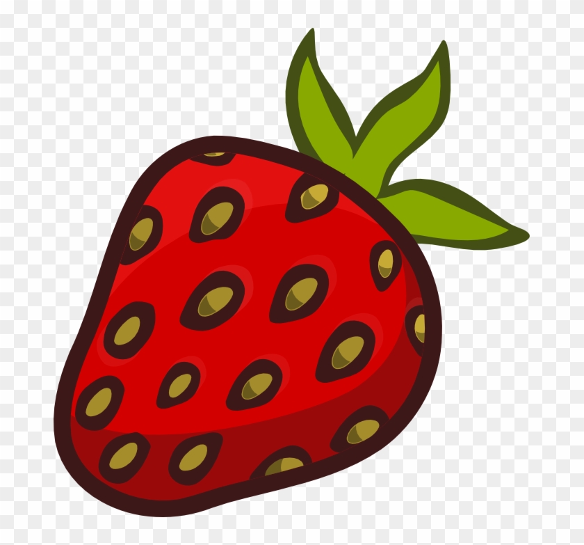 Strawberry Clipart Strawberry Fruit Clip Art Clipartandscrap - Clip Art Strawberry Leaf Clipart - Png Download #3786772