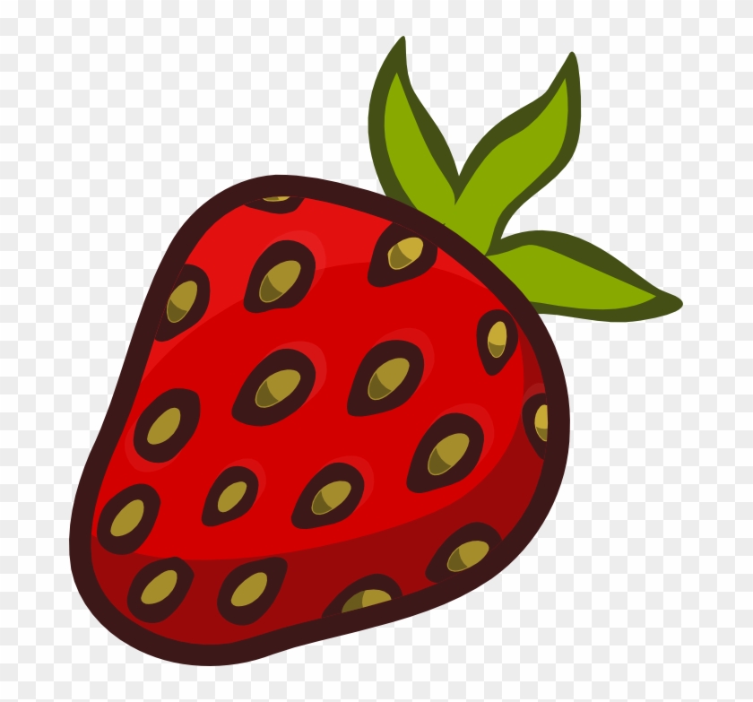 Strawberry Clipart Strawberry Fruit Clip Art Clipartandscrap - Clip Art Strawberry Leaf Clipart - Png Download