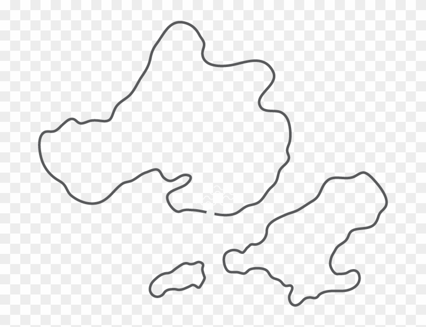 Illustrated Map Of Madison, Wi Showing Outlines Of - Line Art Clipart #3787156