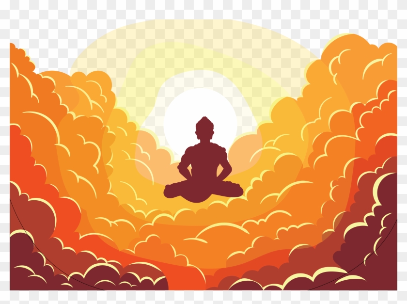 40 Buddhism Png Images, Vector Clipart Digital Art - Meditation Buddha Buddha Vector Transparent Png