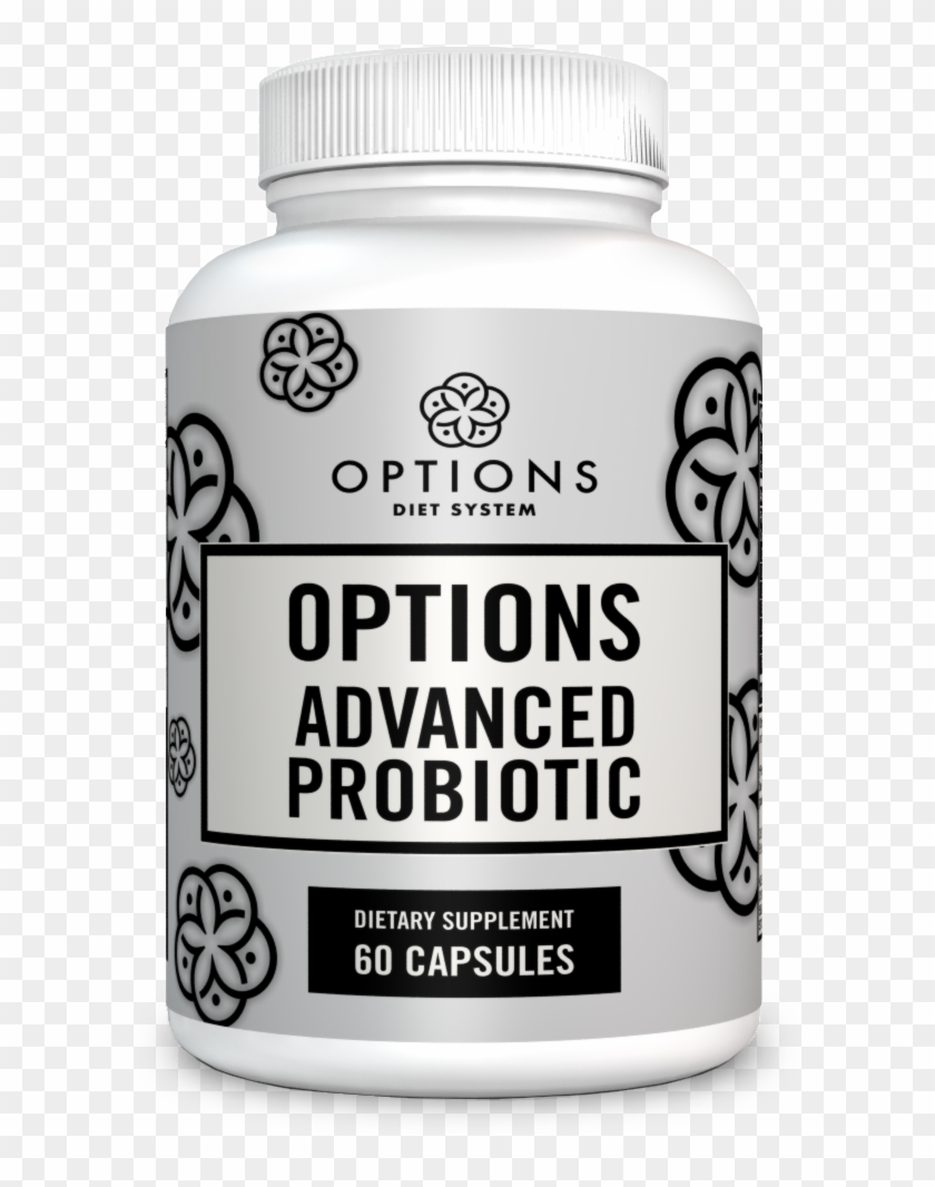 Gmp* Certified Options Advanced Probiotic - Bottle Clipart #3787518