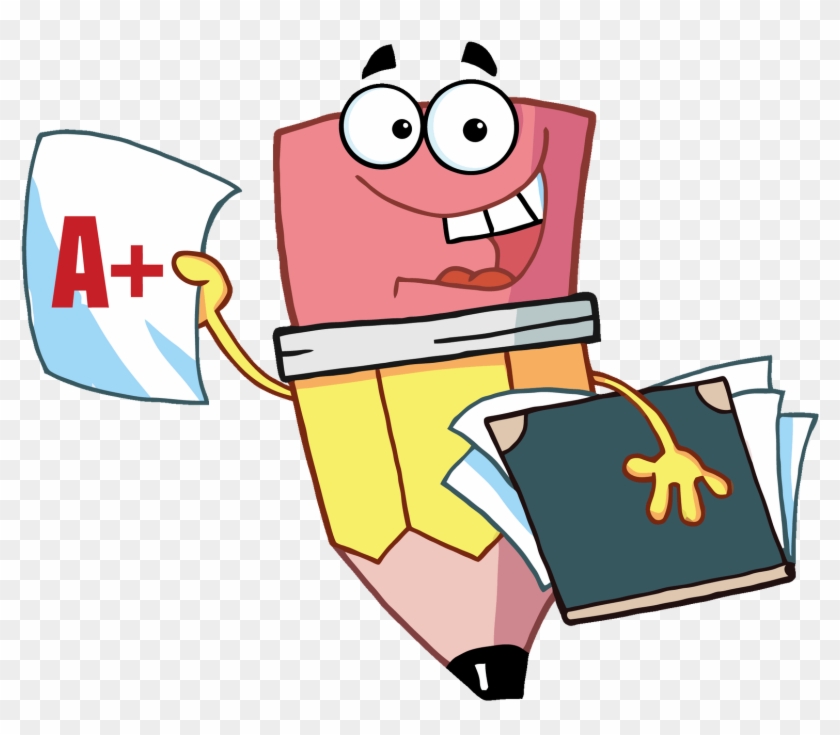 Pencil And Paper Clipart - Clip Art Learning - Png Download