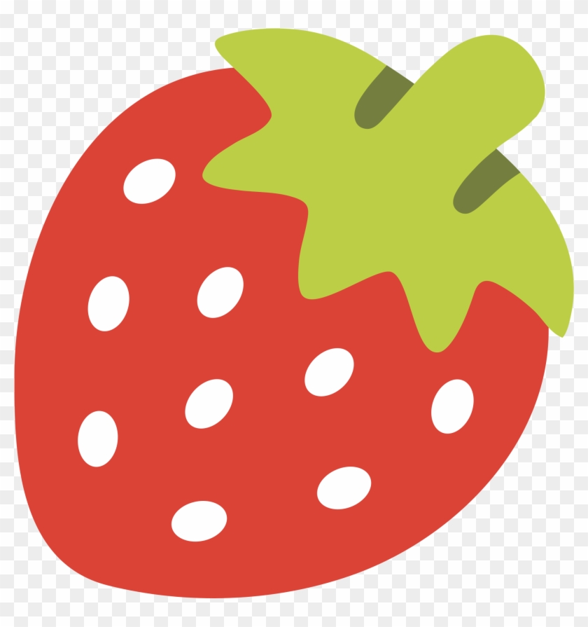 File - Emoji U1f353 - Svg - Strawberries Emoji Transparent Background Clipart #3787682