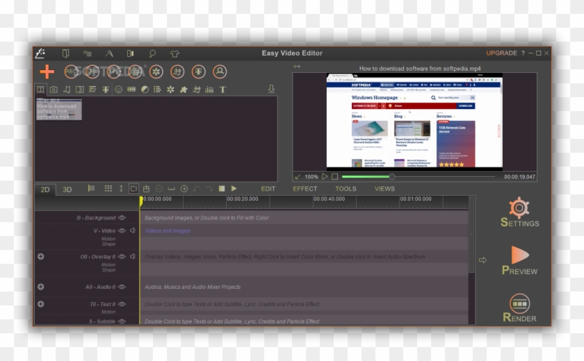 Easy Video Editor - Operating System Clipart