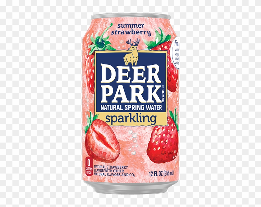 Deer Park Strawberry Sparkling Water Nutritional Facts - Carbonated Water Clipart