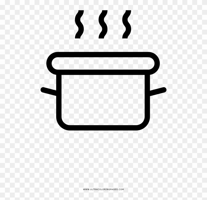 Cooking Coloring Page - Cooking Outline Clipart #3788453