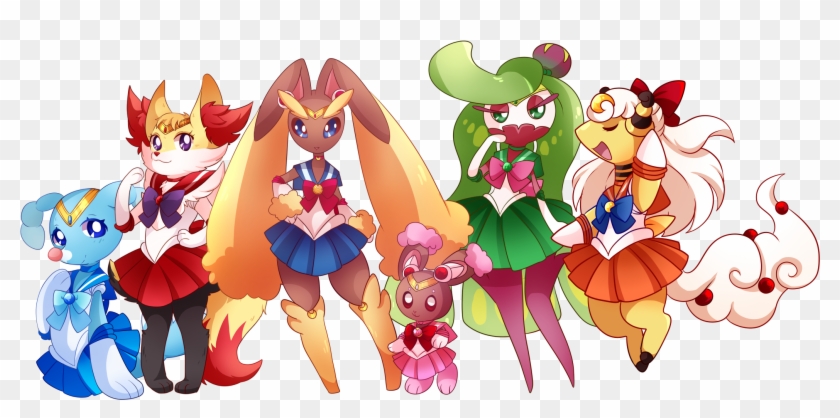 Sailor Moon Mons By Anonymous - Lopunny And Scorbunny Clipart #3788634