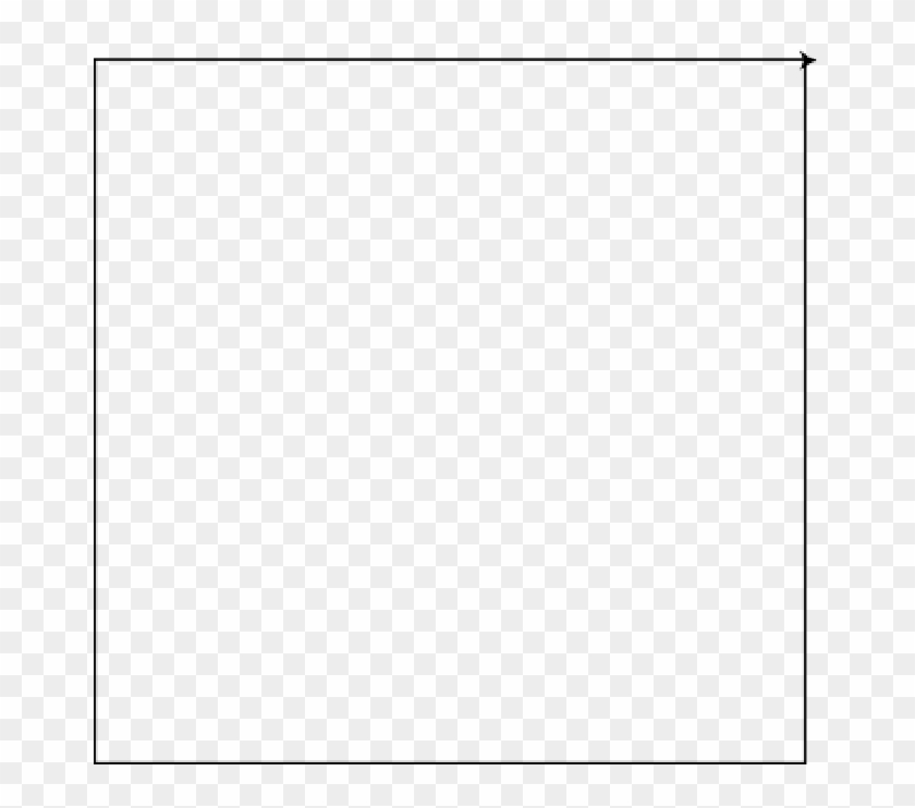 Black Square Border Transparent , Png Download - White Outline Box Png Clipart #3789004