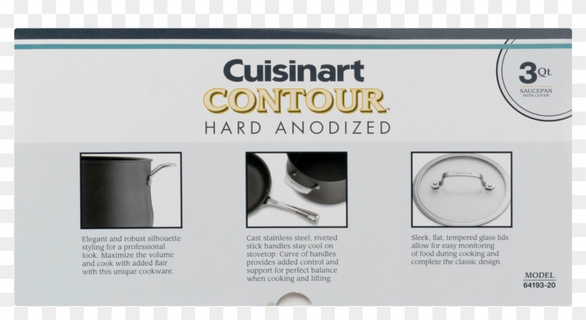 Cuisinart Contour Saucepan With Cover - Cuisinart Clipart #3789036