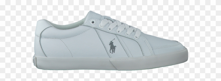 White Polo Ralph Lauren Sneakers Hugh Number - Skate Shoe Clipart #3789158