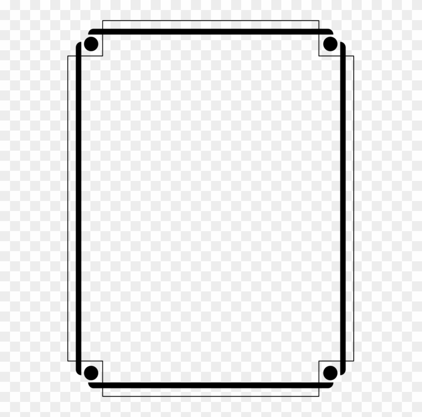 Christmas Tree White Black Brazil - Border Png Keren Clipart #3789199