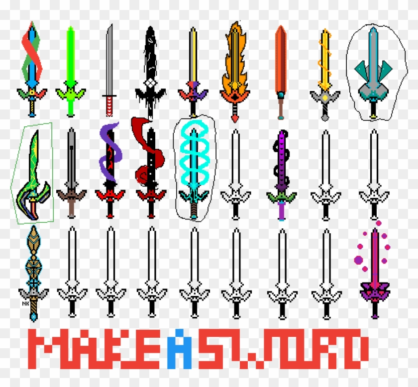 "make A Sword" Collab - Sword Clipart