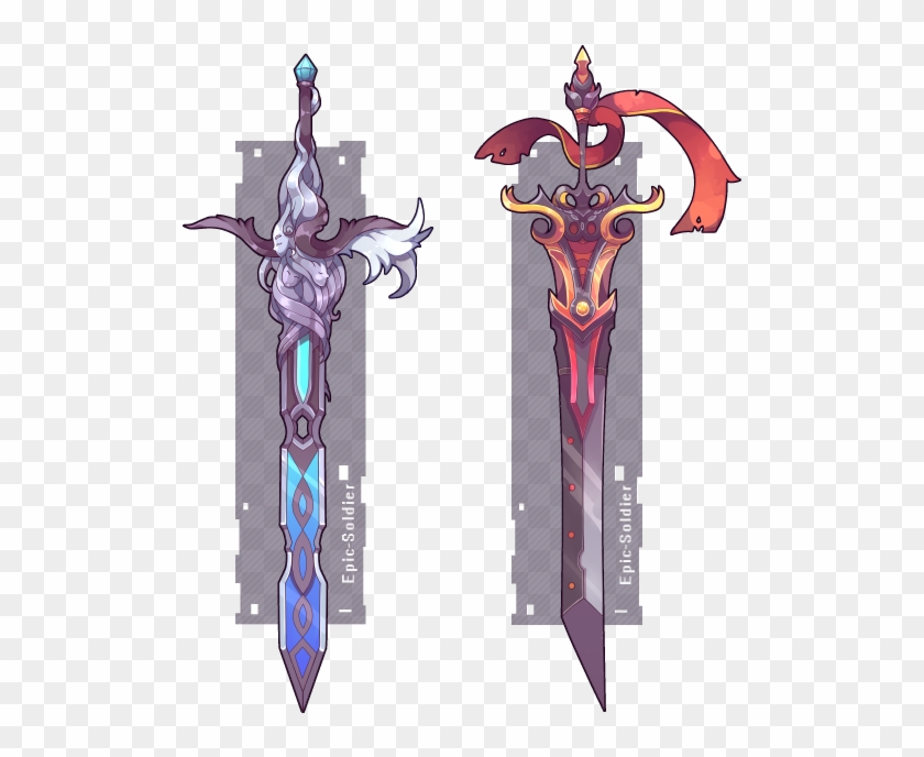 Fallen And The - Epic Soldier Sword Clipart