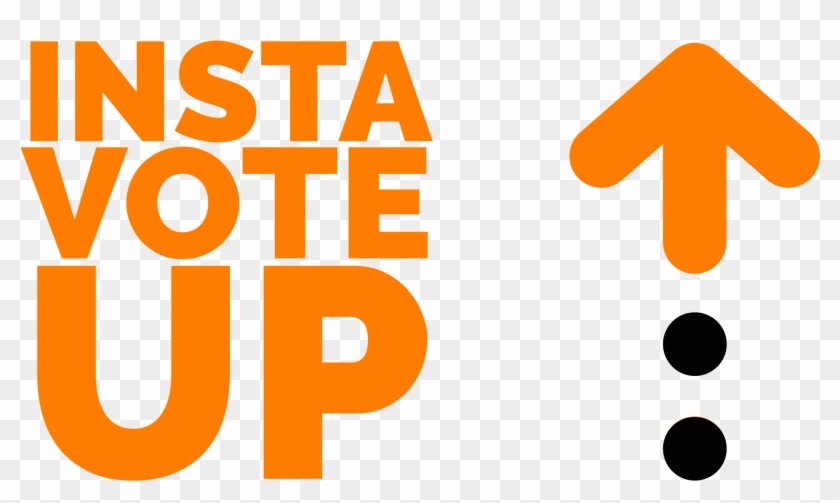 Insta Vote Up - Graphic Design Clipart #3789699
