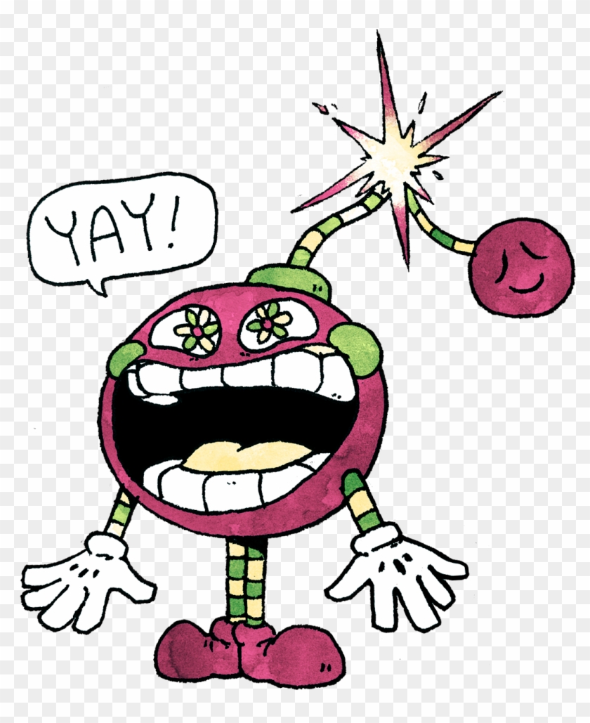 “cheery Bomb - Cartoon Clipart