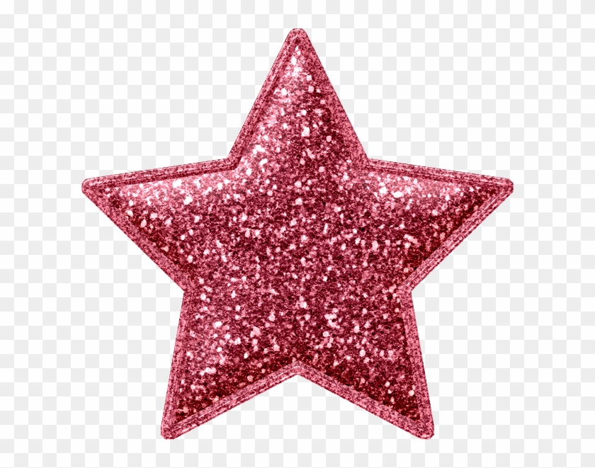 Png Transparent Nitwit Collection Pinterest Pink Glitter - Pink Glitter Star Clipart #3789763