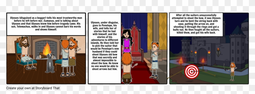 Ulysses / The Return - Cartoon Clipart