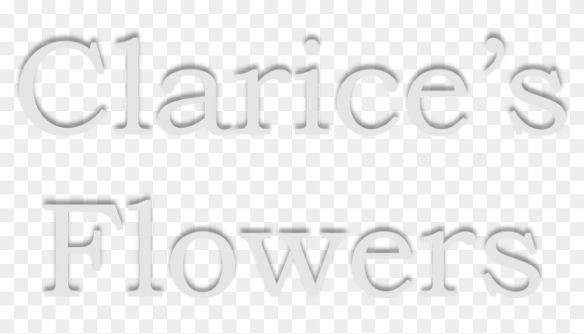 Clarice's Flowers - Calligraphy Clipart