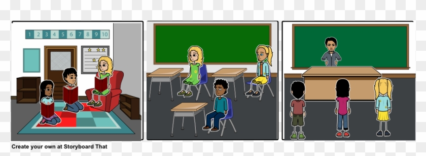 Just Before Recess - Cartoon Clipart