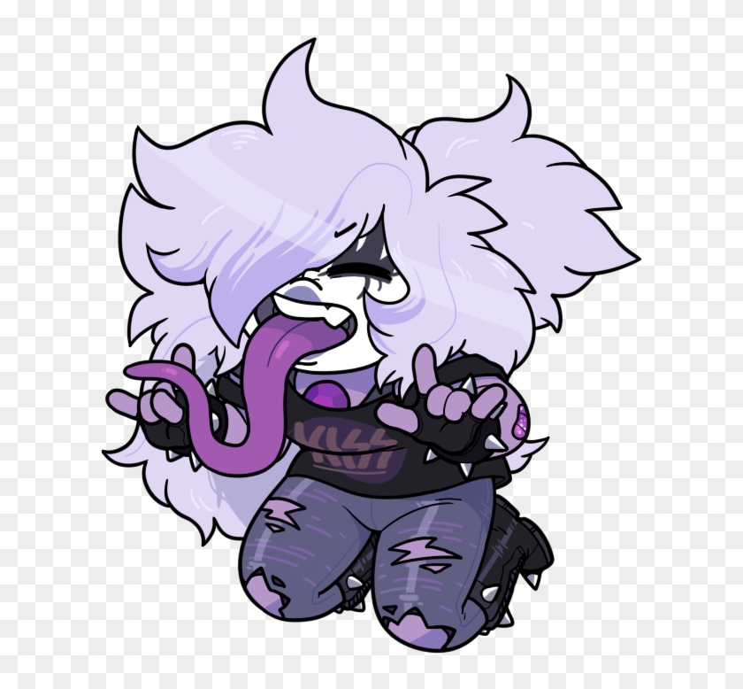 Amethyst Gene Simmons - Cartoon Clipart #3790615