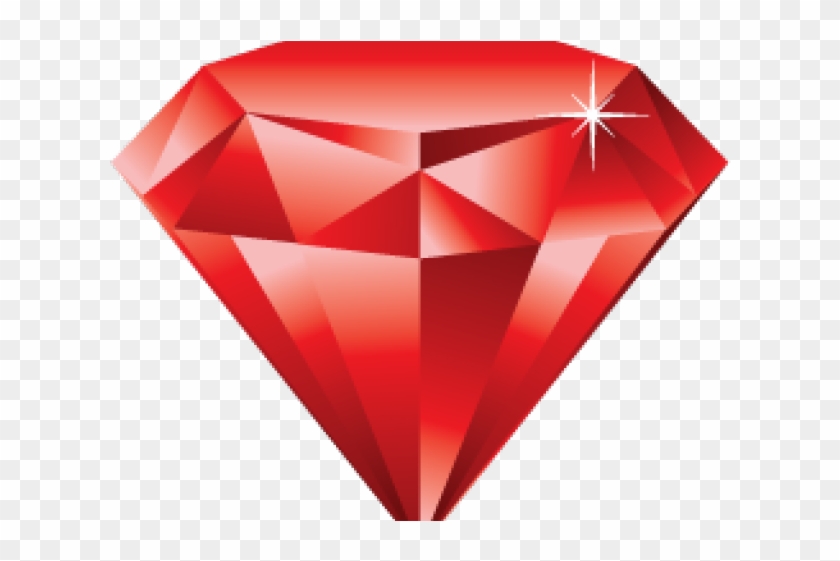 Gems Clipart Red Gem - Transparent Background Ruby Clipart - Png Download #3790718
