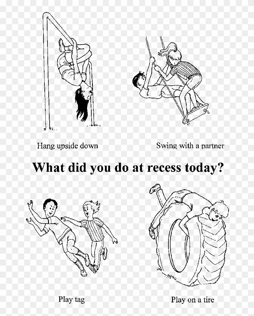 Sample Of Activities On Recess Self-report - Cartoon Clipart #3791003
