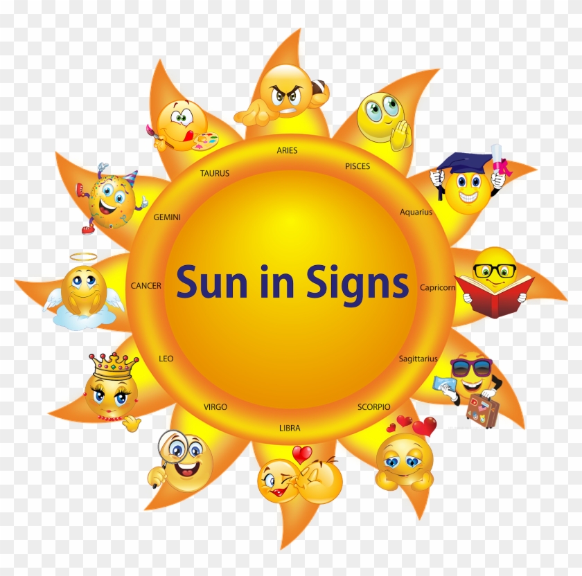 Sun Signs - Sun Clipart - Png Download #3791260