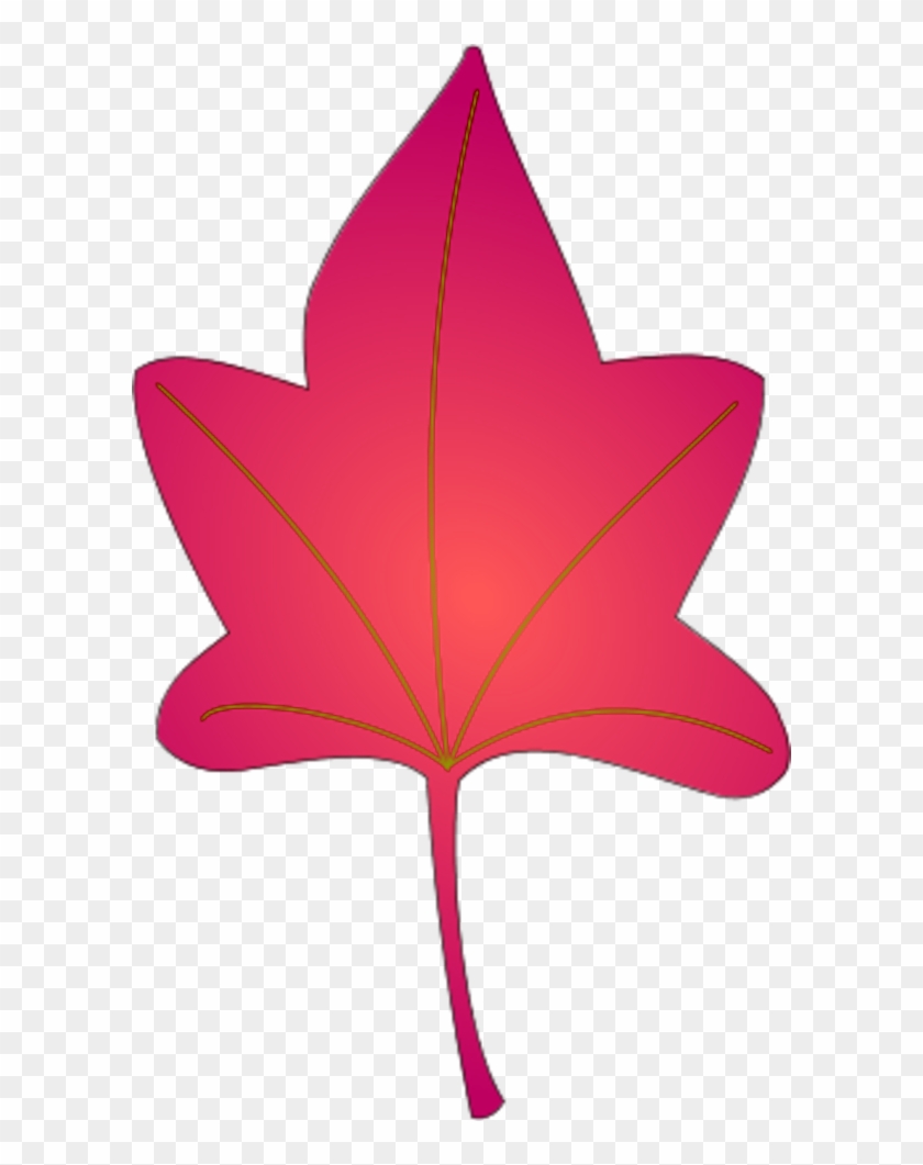 Yellow Brown Autumn Leaf - Maple Leaf Clipart