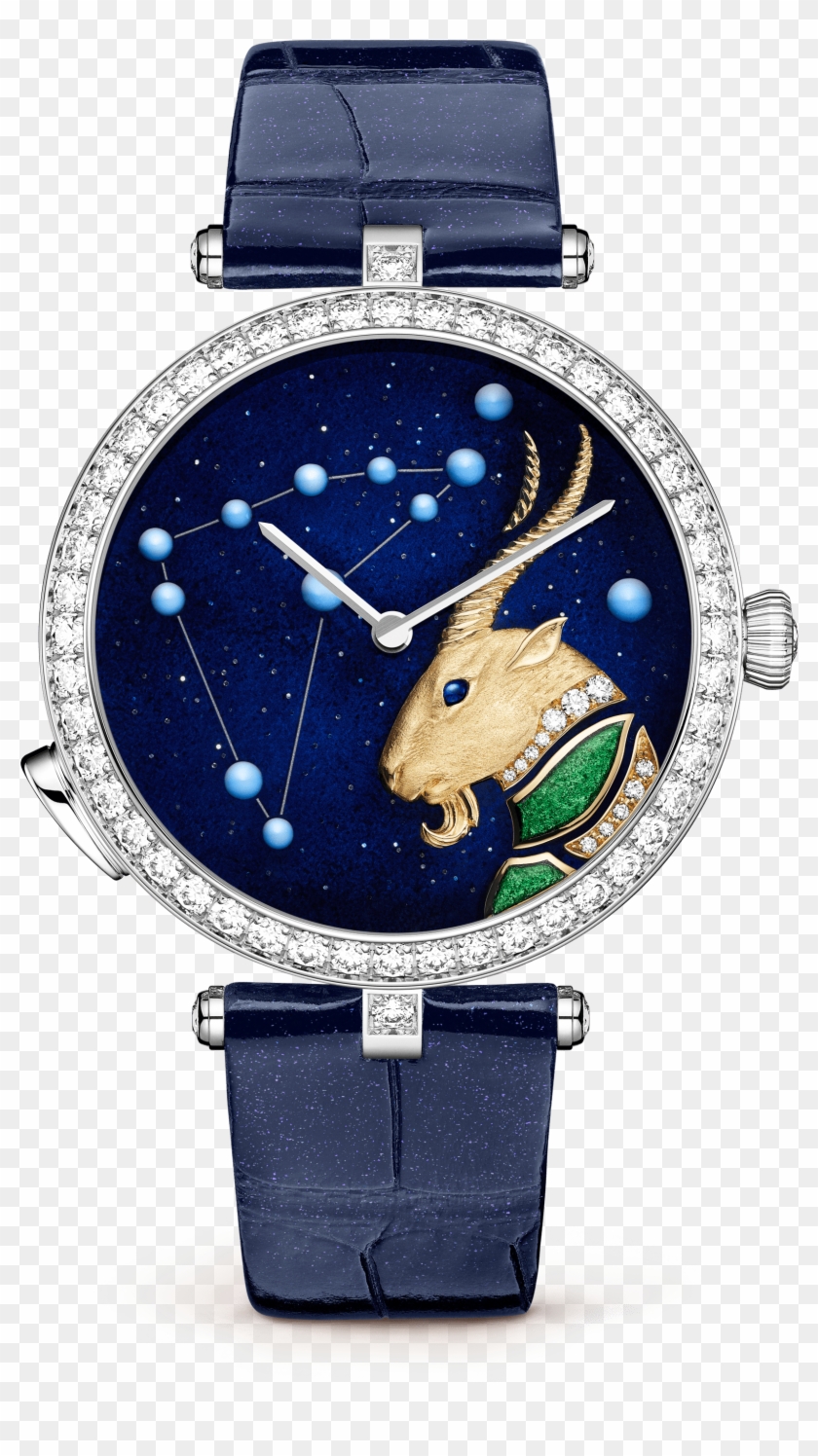 Lady Arpels Zodiac Lumineux Capricorn Watch - Vcaro8tt00 Clipart #3791647