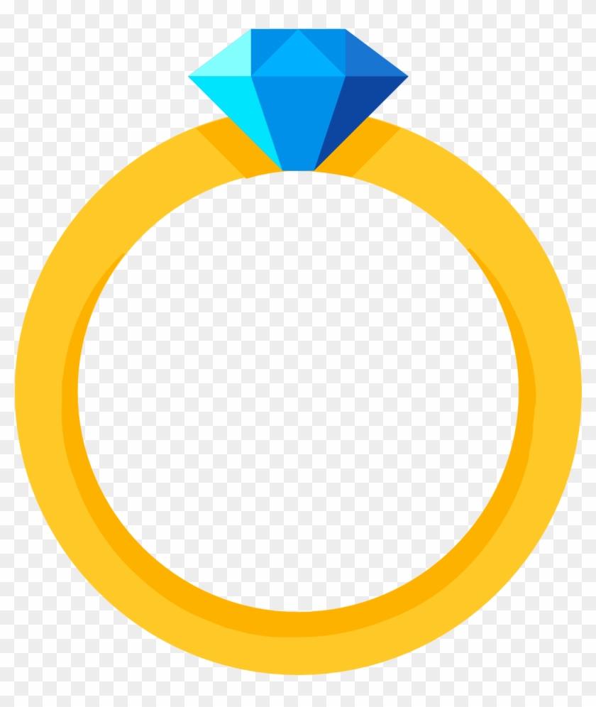 Diamond Ring Icon - Circle Clipart #3791670