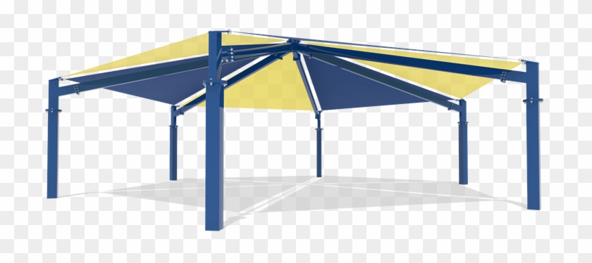 Skyways® Hexagon, Single Layer Shade Design - Canopy Clipart