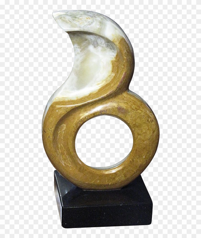 Leonardo Nierman Abstract Onyx Sculpture, 'la Flama' - Bronze Sculpture Clipart