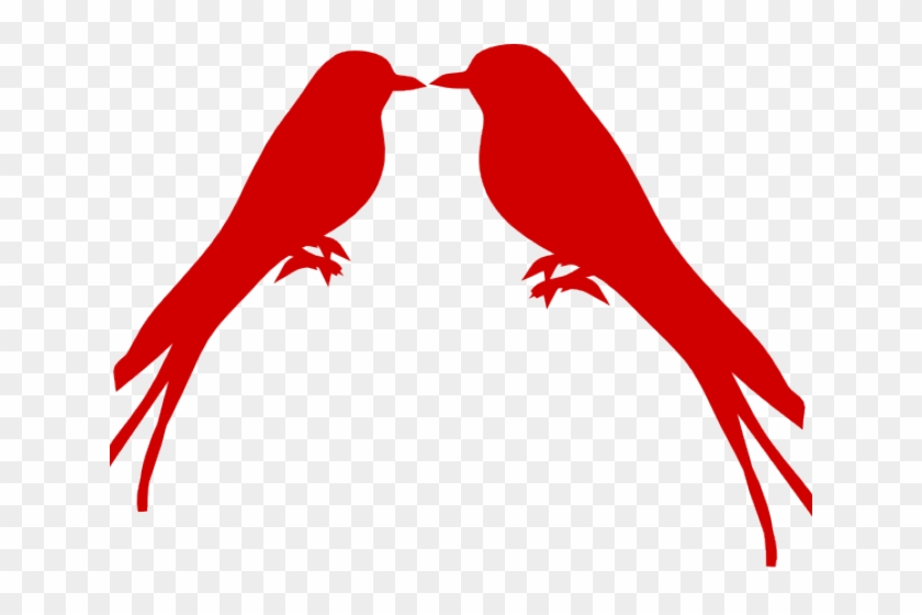 Love Birds Clipart Branch - Parrot - Png Download