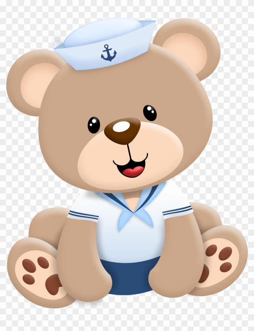 Magali Moniwa Ursinho Baby - Cartoon Baby Shower Teddy Bear Clipart #3792665