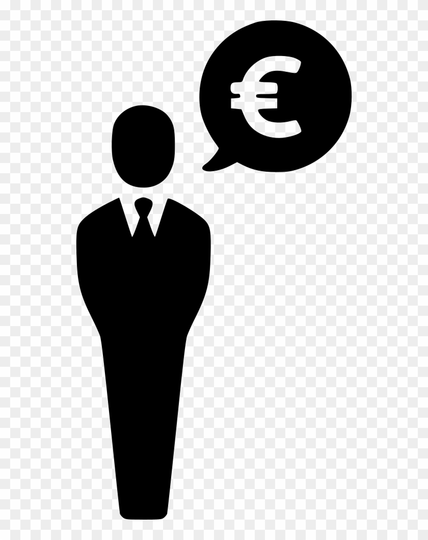 Clip Art Royalty Free Stock Euro Earnings Salesman - Sign - Png Download #3794395