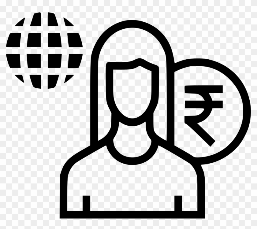 Business Person Employee Finance Salary Female Avatar - Employee Salary Icon Png Clipart