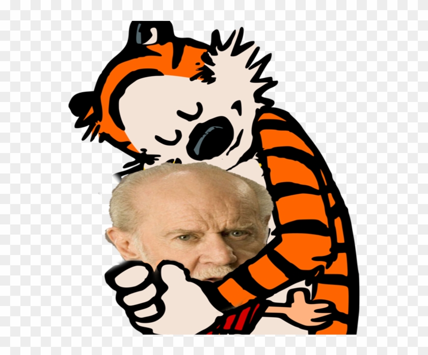 Carlin And Hobbes - Calvin Hug Clipart #3794690