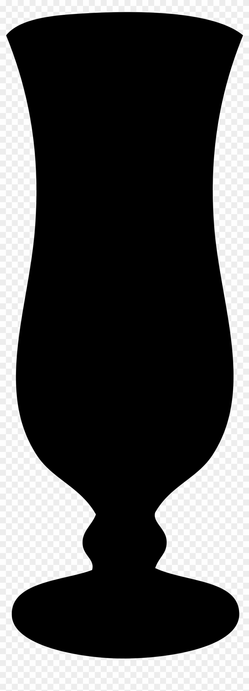 Silhouette At Getdrawings - Hurricane Glass Clip Art - Png Download